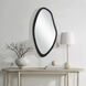 Trani 40 X 19.75 inch Matte Black Wall Mirror