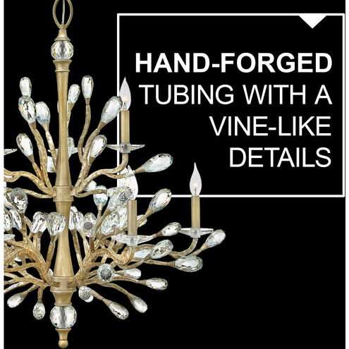 Eve LED 33.5 inch Champagne Gold Chandelier Ceiling Light