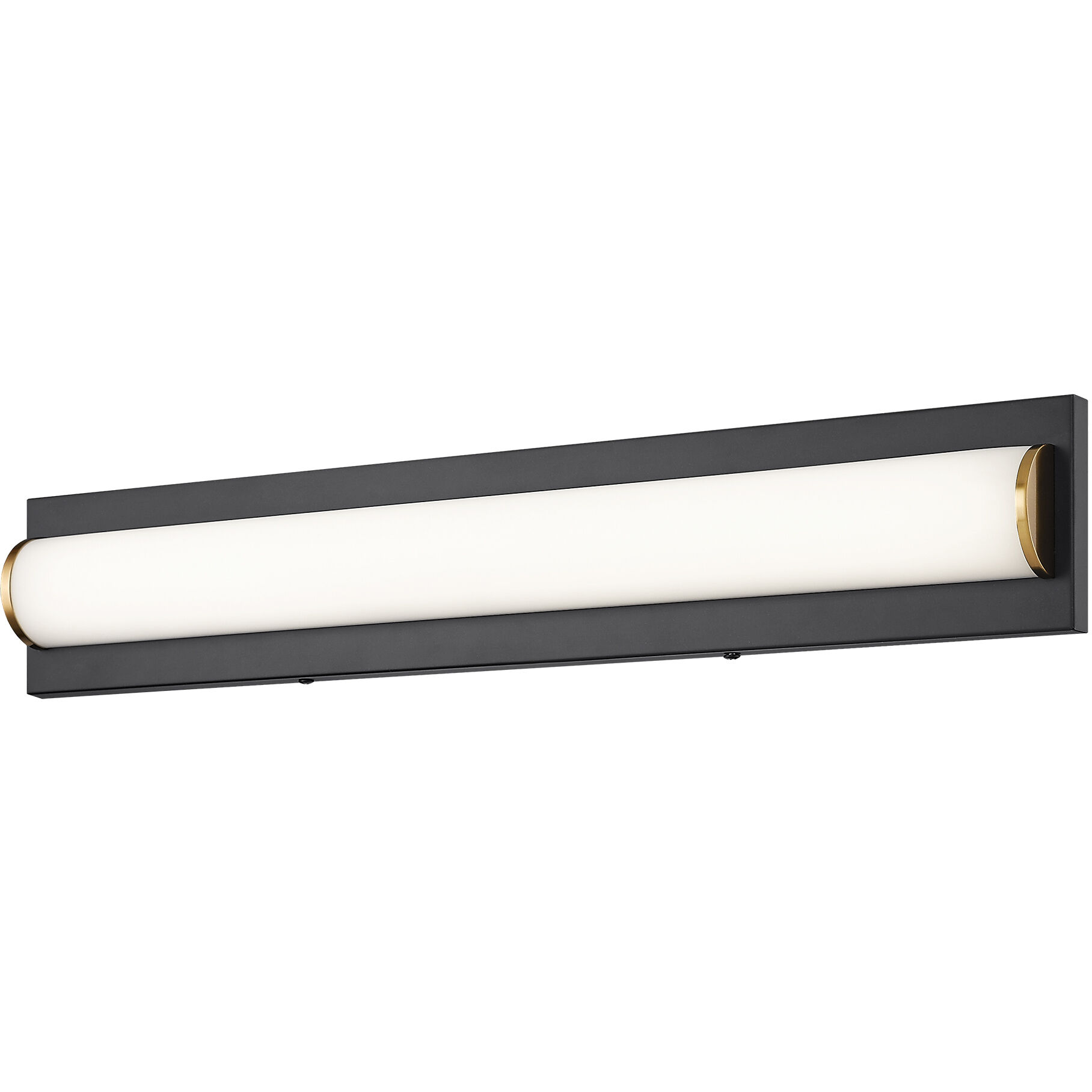 Psyra LED 24 inch Black Bath Vanity Light Wall Light