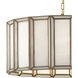 Daze 3 Light 24 inch Brass Pendant Ceiling Light, Large