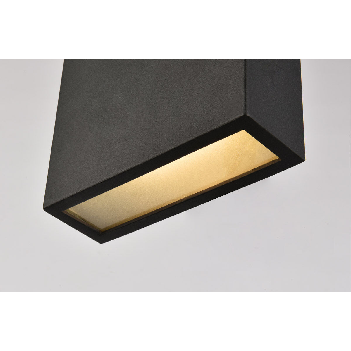 Raine 7 inch Black Outdoor Wall Light