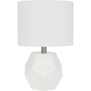 Kelsey 17 inch 40 watt White Table Lamp Portable Light