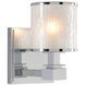 Destin LED 5 inch Chrome Bath Vanity Light Wall Light