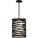 Tempest LED 12.3 inch Matte Black Pendant Ceiling Light in 3000K LED, Frosted, Oversized