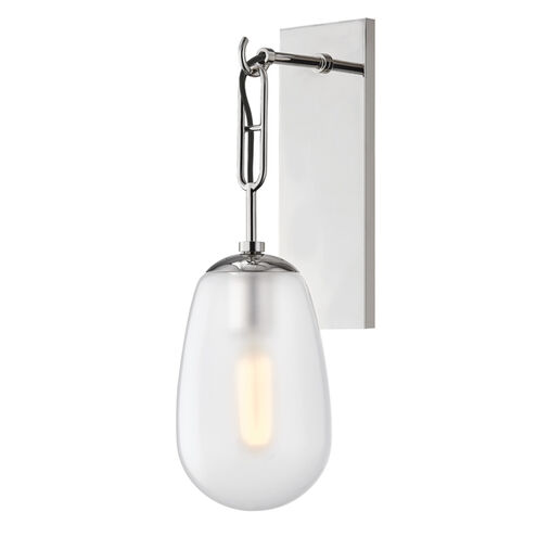 Bruckner 1 Light 6 inch Polished Nickel Wall Sconce Wall Light
