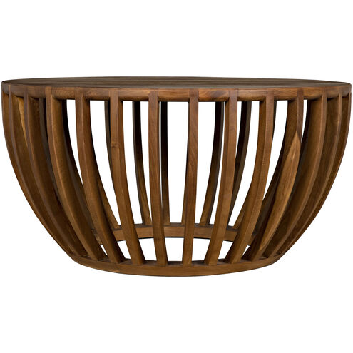 Francis 35 X 35 inch Clear Coat Flat Coffee Table