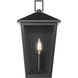 Munger 1 Light 14 inch Powder Coated Black Outdoor Wall Sconce