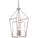 Hudson 4 Light 12 inch Polished Nickel Foyer Light Ceiling Light, Small