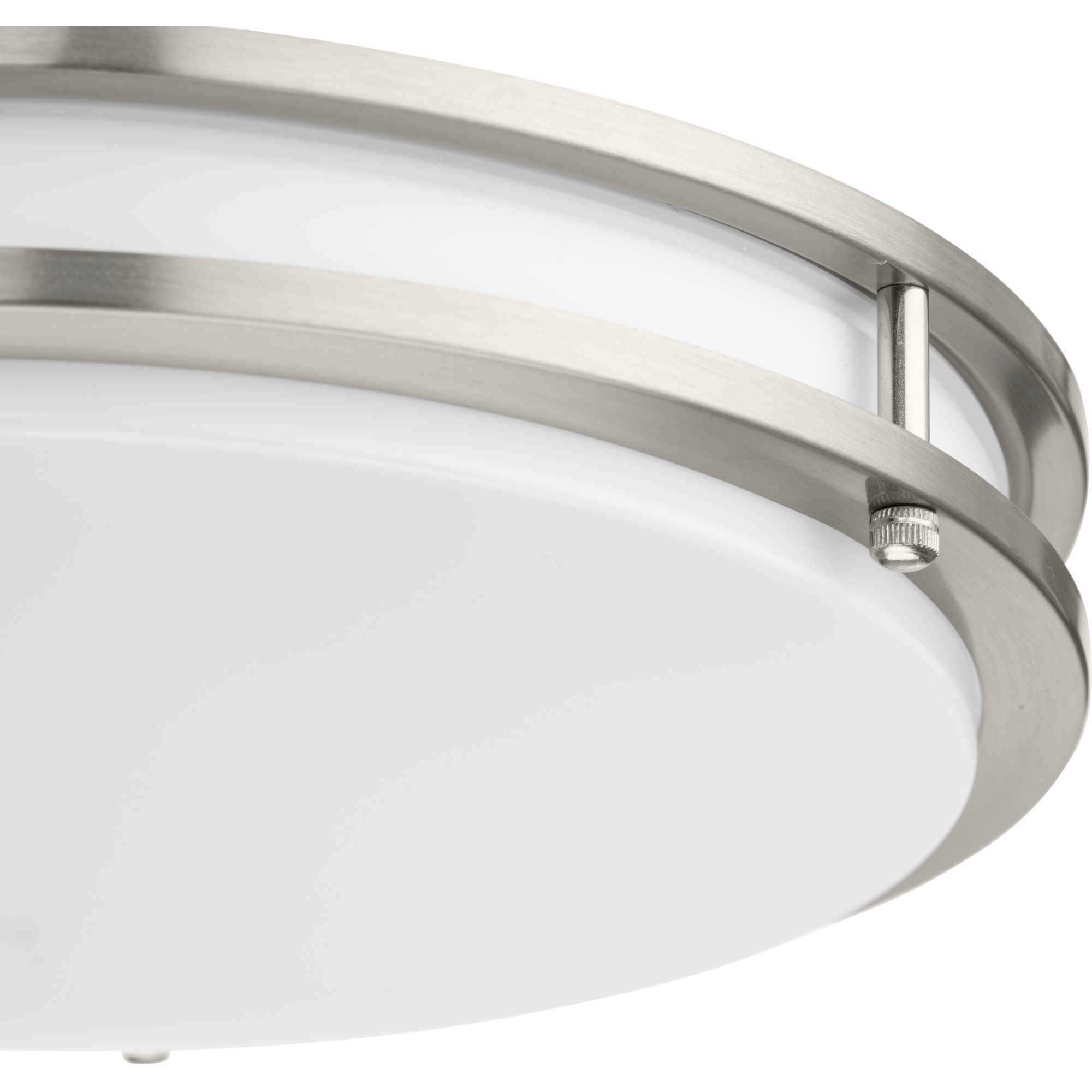 Abide LED LED 14 inch Brushed Nickel Flush Mount Ceiling Light, Medium, Progress LED