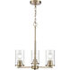 Verlana 3 Light 19 inch Modern Gold Chandelier Ceiling Light