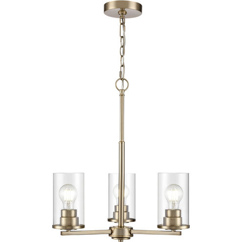 Verlana 3 Light 19 inch Modern Gold Chandelier Ceiling Light