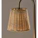 Ridgley 13.25 inch 50 watt Antique Brass Candlewarmer Lamp Portable Light, Simplee Adesso