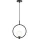 Averley 1 Light 11.88 inch Black Pendant Ceiling Light