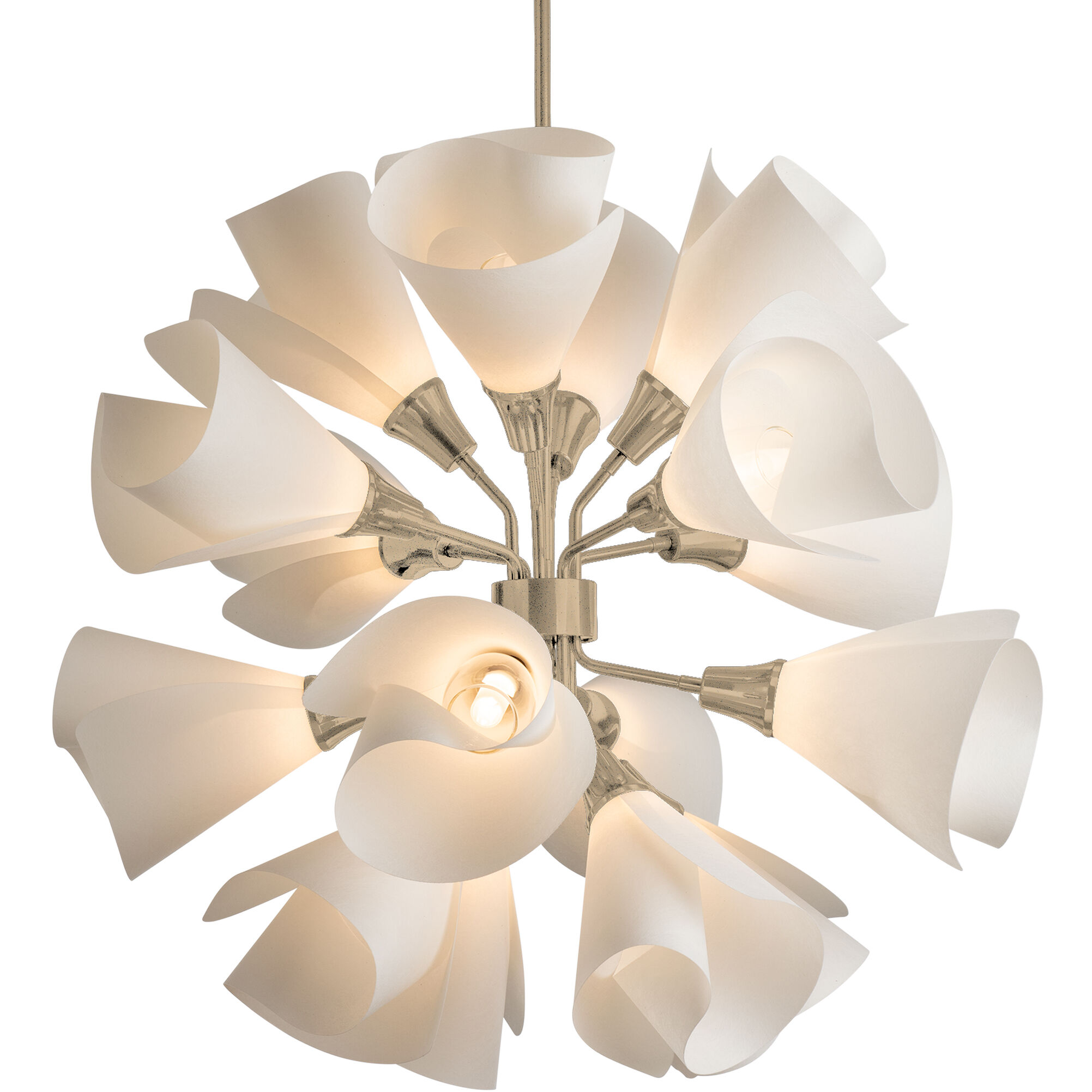 Mobius 16 Light 31 inch Soft Gold Pendant Ceiling Light