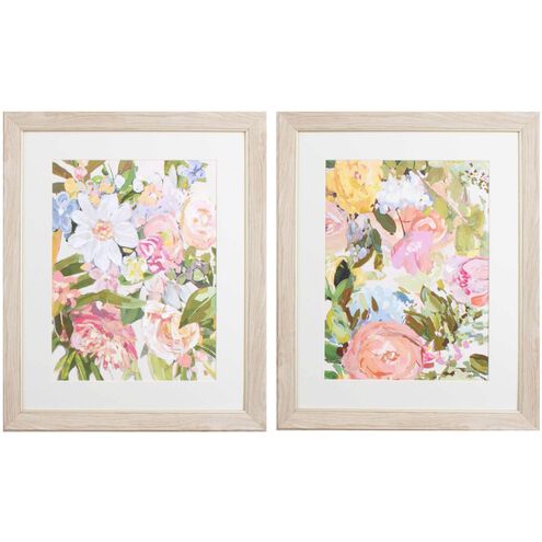 Florals Collection Pink Framed Art