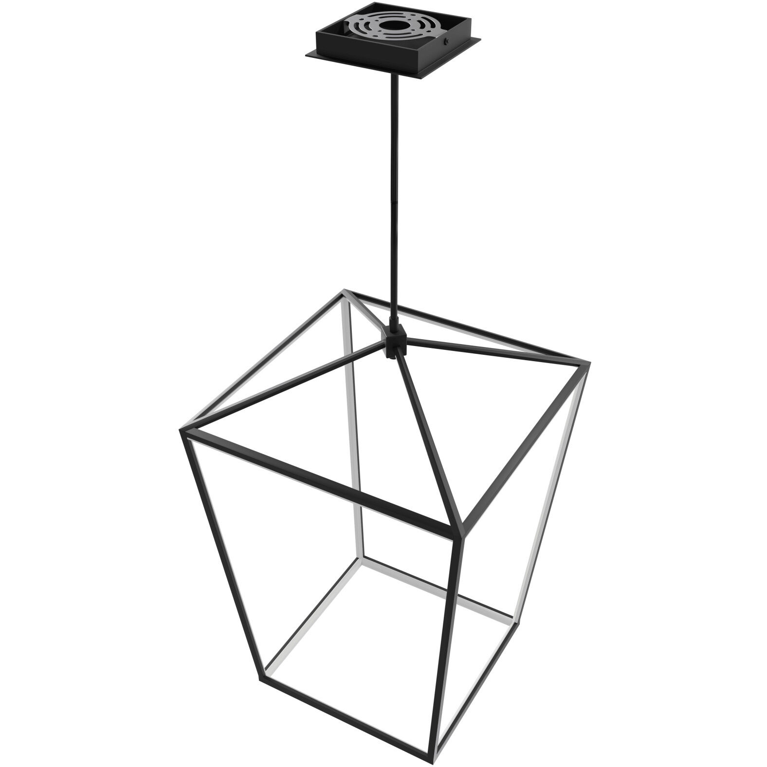 Park Ave. LED 17 inch Black Pendant Ceiling Light