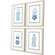 Waterside Collection Blue Framed Art