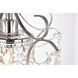 Kirin 1 Light 11 inch Chrome Pendant Ceiling Light