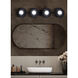 Payton 4 Light 38.75 inch Black Vanity Light Wall Light