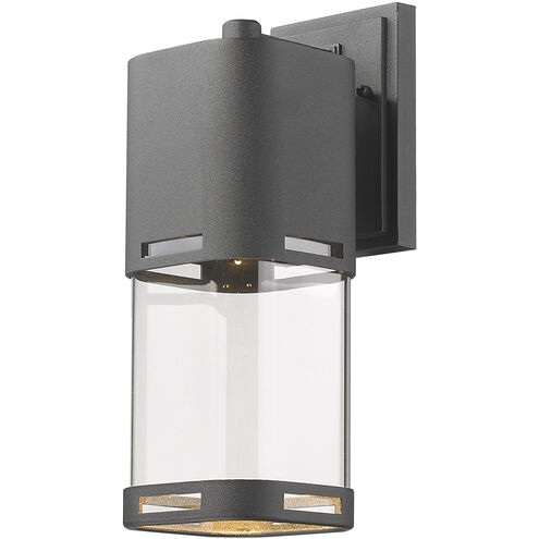 Lestat Outdoor Wall Light in Black, 3.21