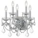 Maria Theresa 5 Light 16 inch Polished Chrome Sconce Wall Light in Clear Hand Cut
