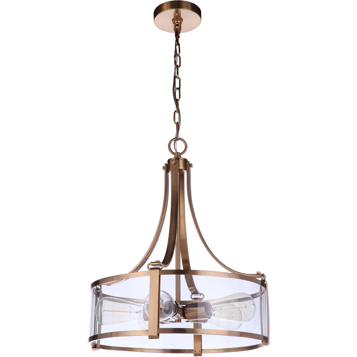 Elliot 5 Light 16 inch Satin Brass Pendant Ceiling Light