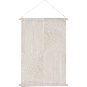Pax Ivory Wall Hanging, Rectangle