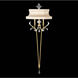 Beveled Arcs Wall Sconce Wall Light in Gold Leaf