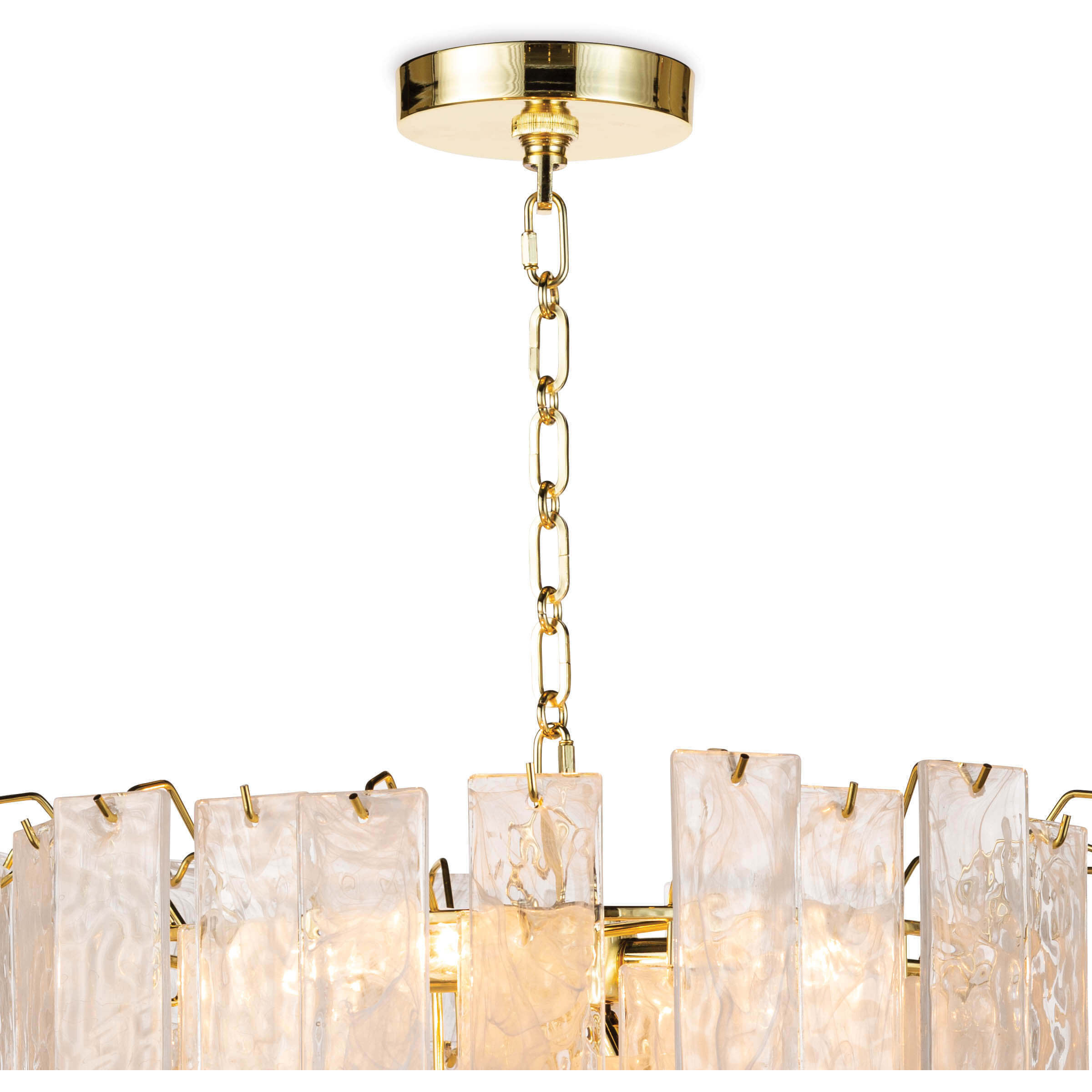 Glacier 8 Light 21 inch Clear Chandelier Ceiling Light, Small