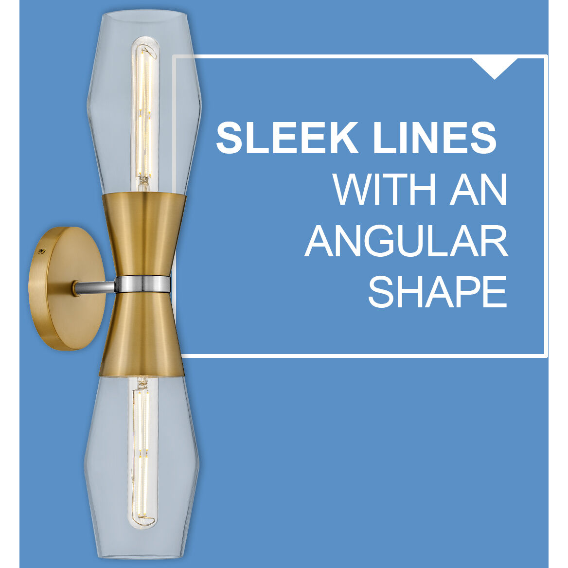 Livie LED 5 inch Lacquered Brass Sconce Wall Light