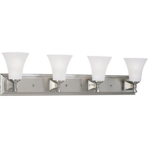 Fairfield 4 Light 35 inch Brushed Nickel Bath Vanity Wall Light