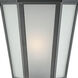 Camelot 1 Light 16.75 inch Matte Black Exterior Post Mount Light in Frost