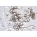 Canada 6 Light 20 inch Pewter Chandelier Ceiling Light, Pewter Frame