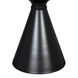 Marley 21.5 X 20 inch Matte Black Side Table