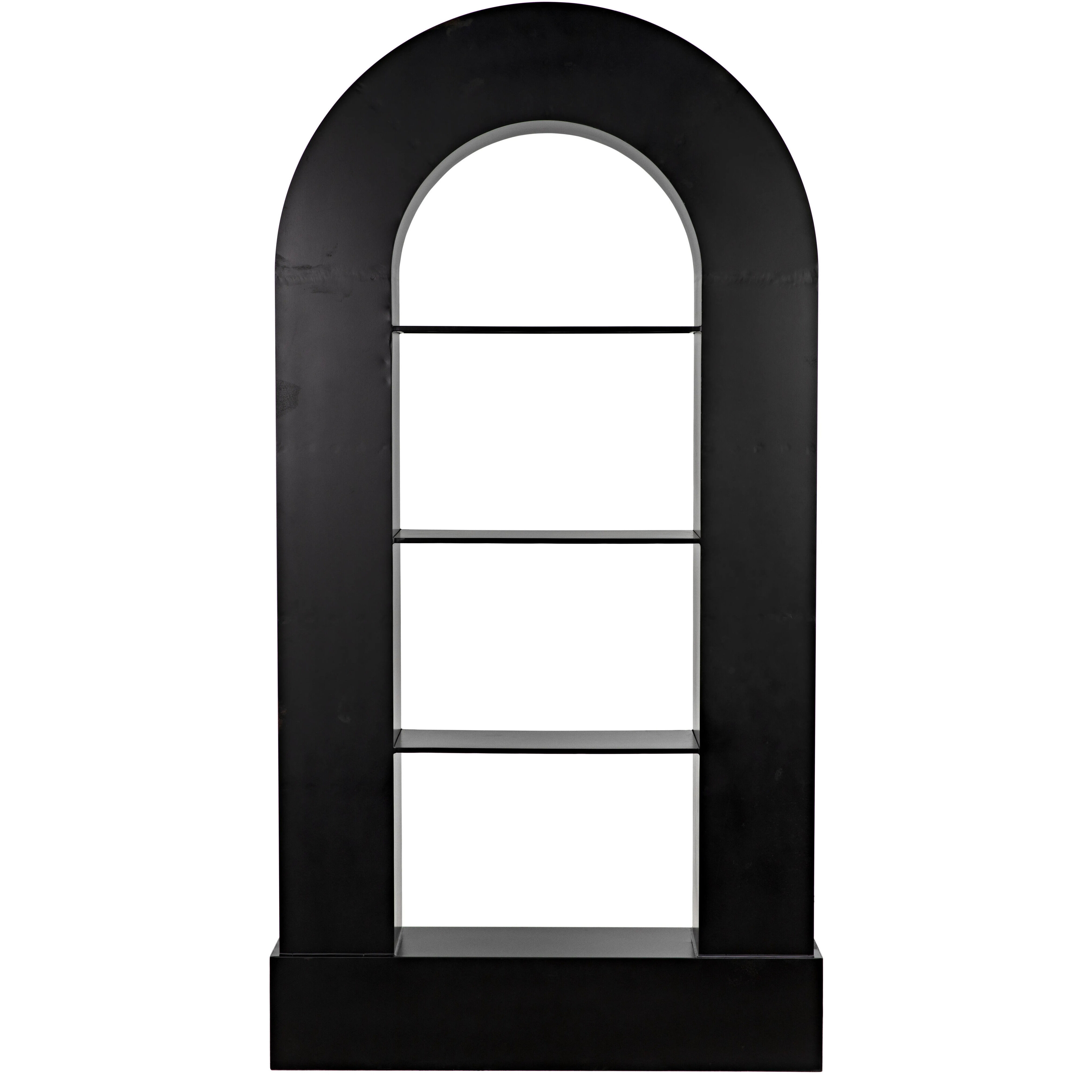 Triumph Matte Black Bookcase