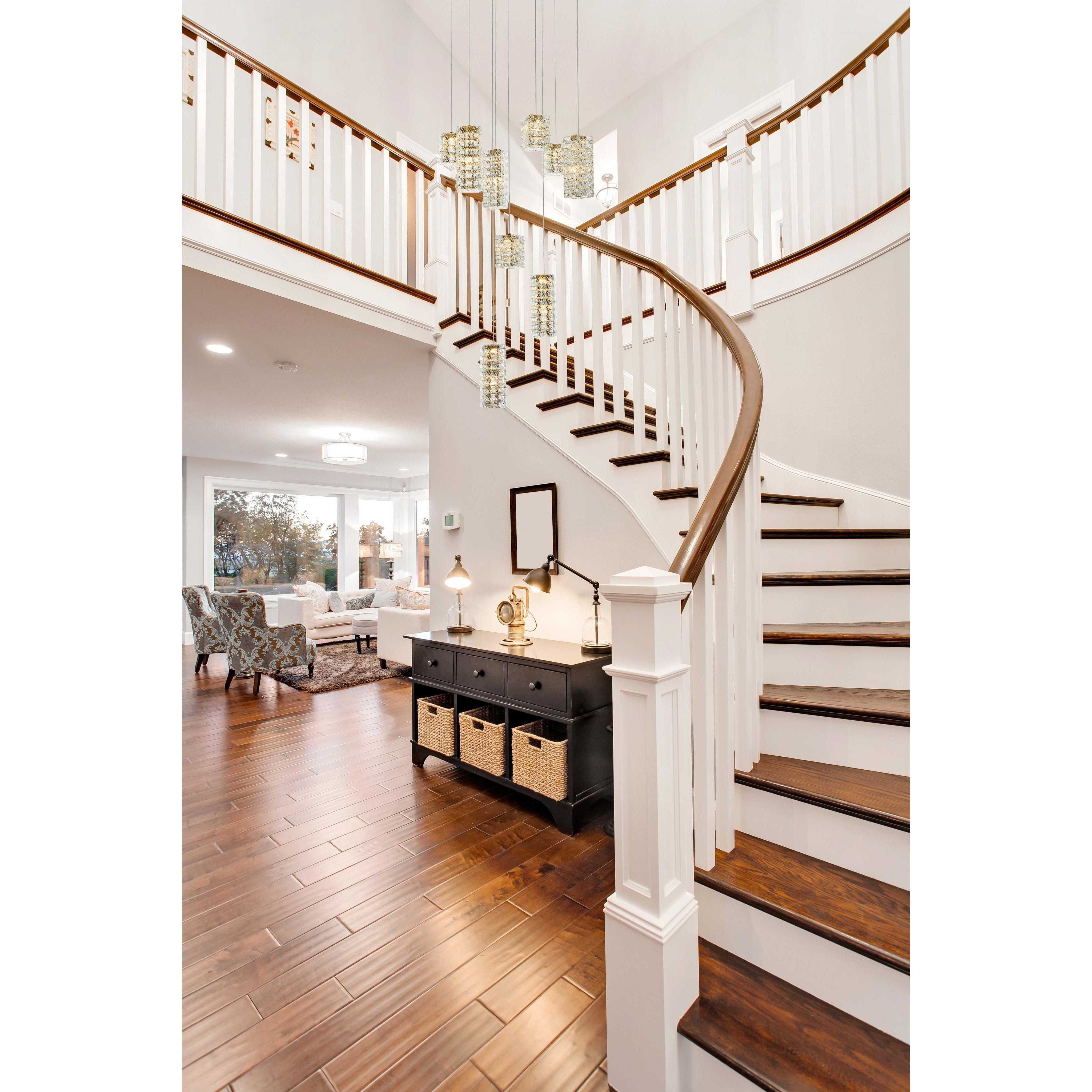 Aston 9 Light 24 inch Satin Gold Pendant Ceiling Light