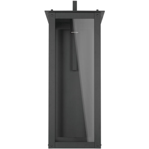 Hunt LED 36 inch Black Outdoor Wall Lantern