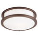 Conga LED 19 inch Bronze Flush Mount Ceiling Light