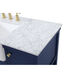 Clement 48 X 22 X 34 inch Blue Bathroom Vanity Cabinet