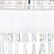 Franca 4 Light 16 inch Chrome Drum Shade Flush Mount Ceiling Light in Off White