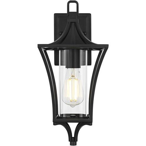 Belgrade 1 Light 16 inch Black Outdoor Wall Sconce