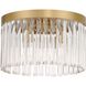 Emory 4 Light 15 inch Modern Gold Flush/Semi Flush Ceiling Light