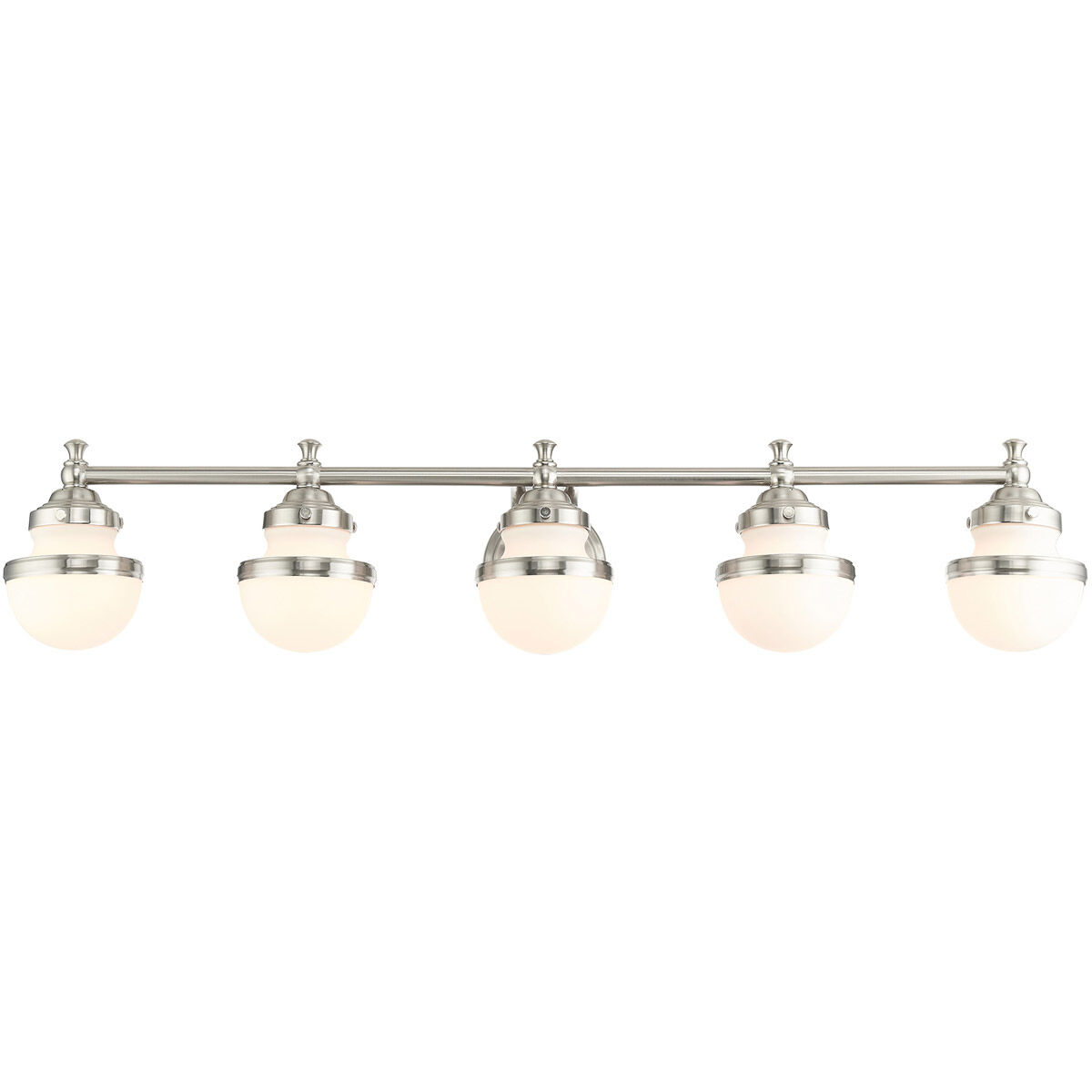 Oldwick 5 Light 42 inch Brushed Nickel Bath Vanity Wall Light