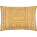Malian 22 inch Mustard Pillow Cover in 14 x 22, Lumbar