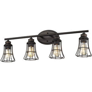Piers 4 Light 32.25 inch Bathroom Vanity Light