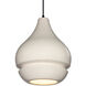 Radiance 1 Light 8 inch Polished Chrome Pendant Ceiling Light