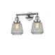 Franklin Restoration Chatham LED 16 inch Polished Chrome Bath Vanity Light Wall Light in Clear Glass, Franklin Restoration