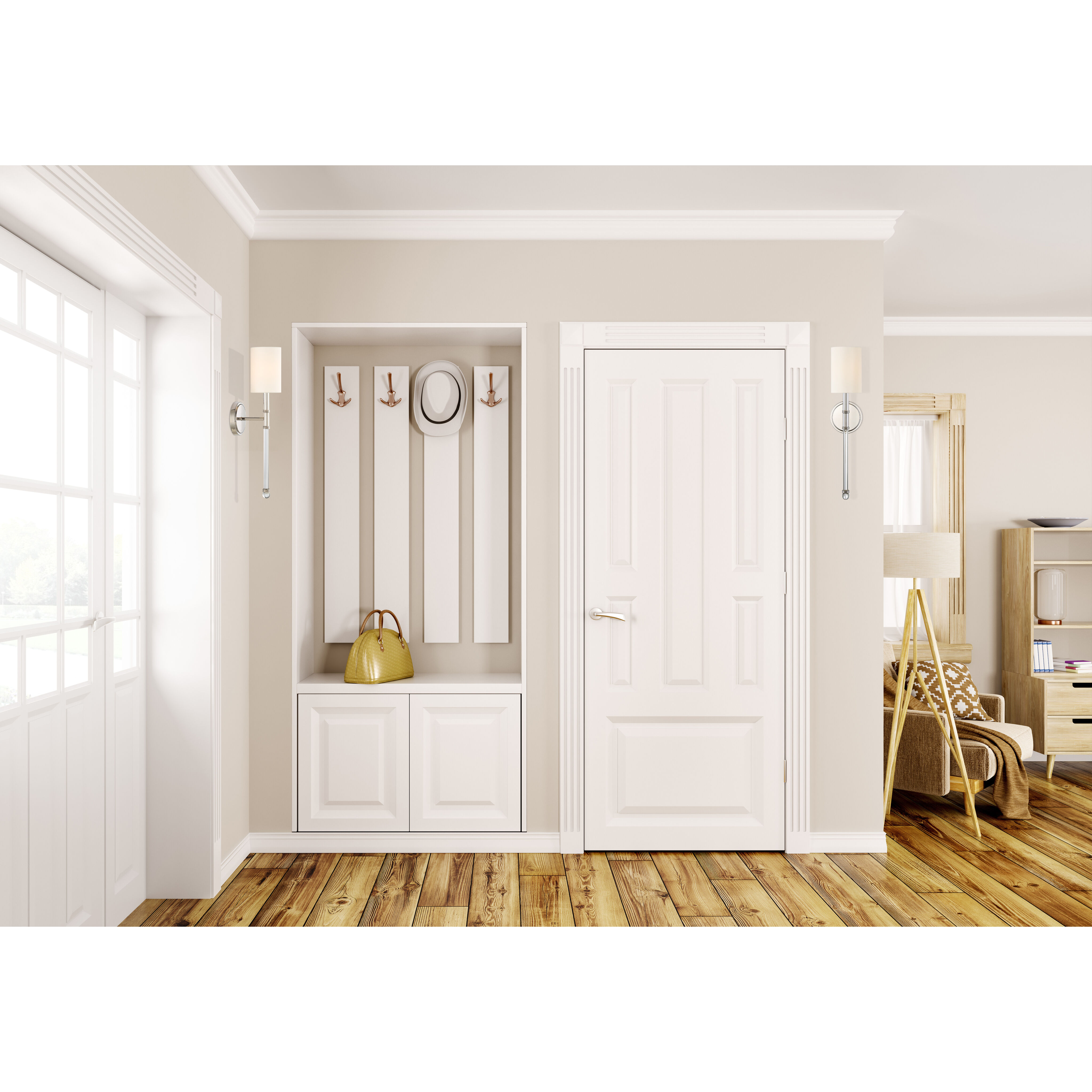 Fremont 1 Light 5 inch Polished Nickel Wall Sconce Wall Light, Essentials