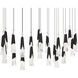 Kilt 23 Light 12 inch Black Multi-Light Pendant Ceiling Light