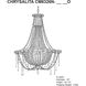 Chrysalita 6 Light 25 inch Polished Stainless Steel Chandelier Ceiling Light in Spectra